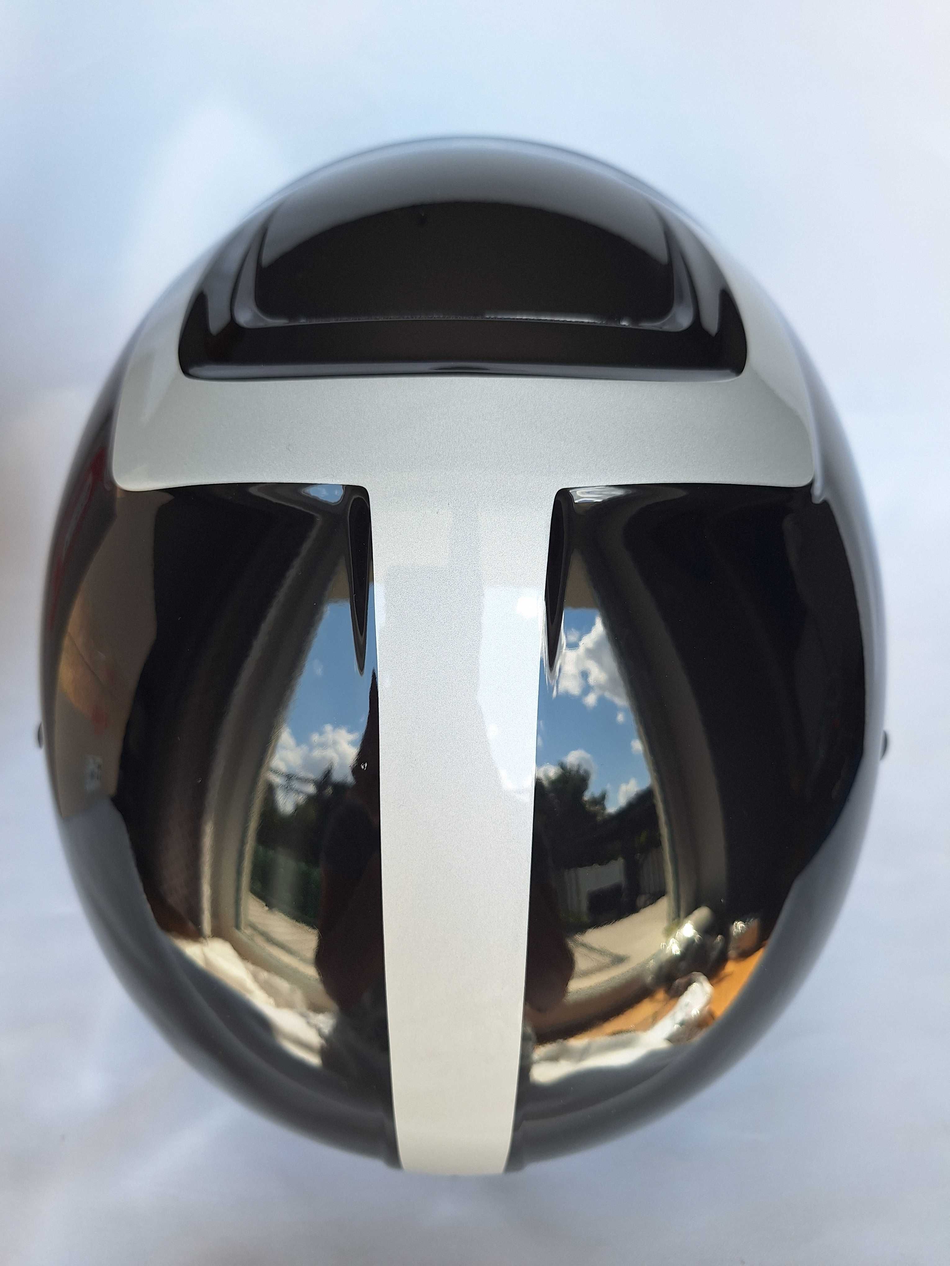 Kask narciarski Briko Slalom EPP Shiny Black Silver M 56cm