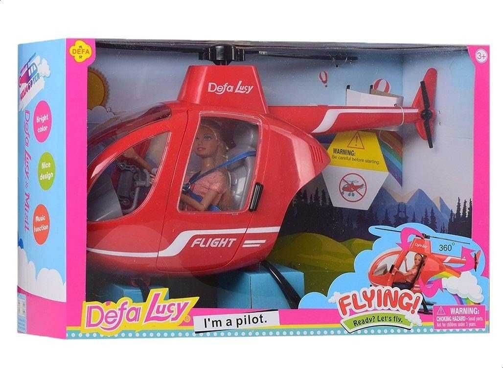 Helikopter i lalka jak Barbie, Defa