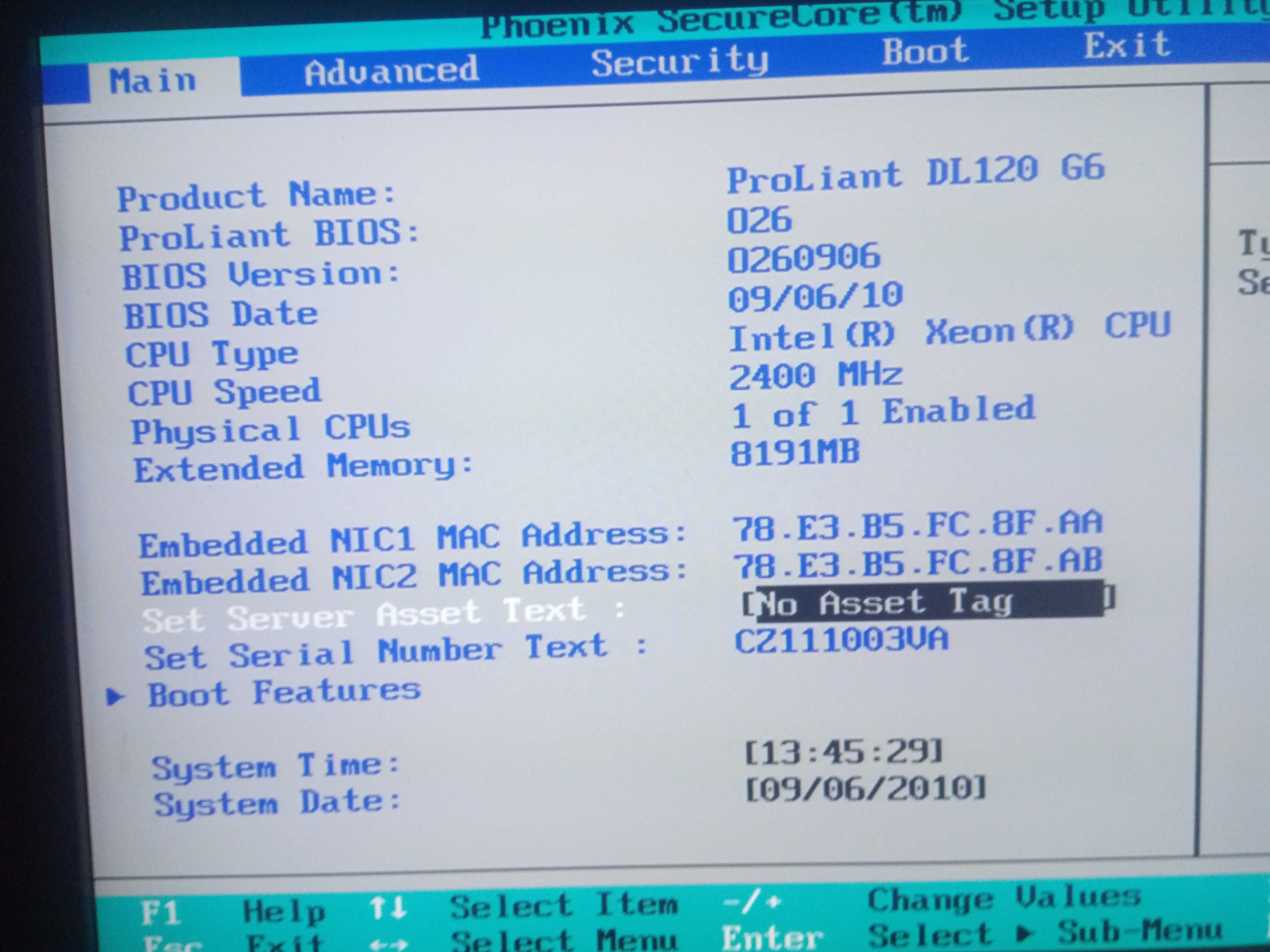плата для сервера HP Proliant DL120  G6