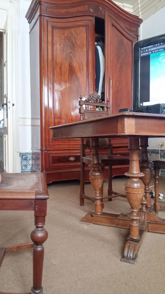 Cómoda, roupeiro, mesa, secretária, móvel, telefonia