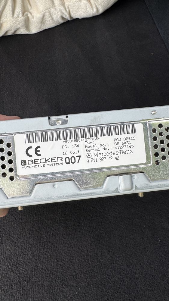 Підсилювач усилитель agw до mercedes w211 w219