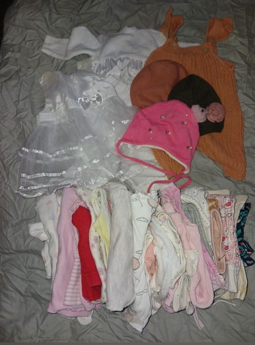 пакет речей на дівчинку 0-3 м