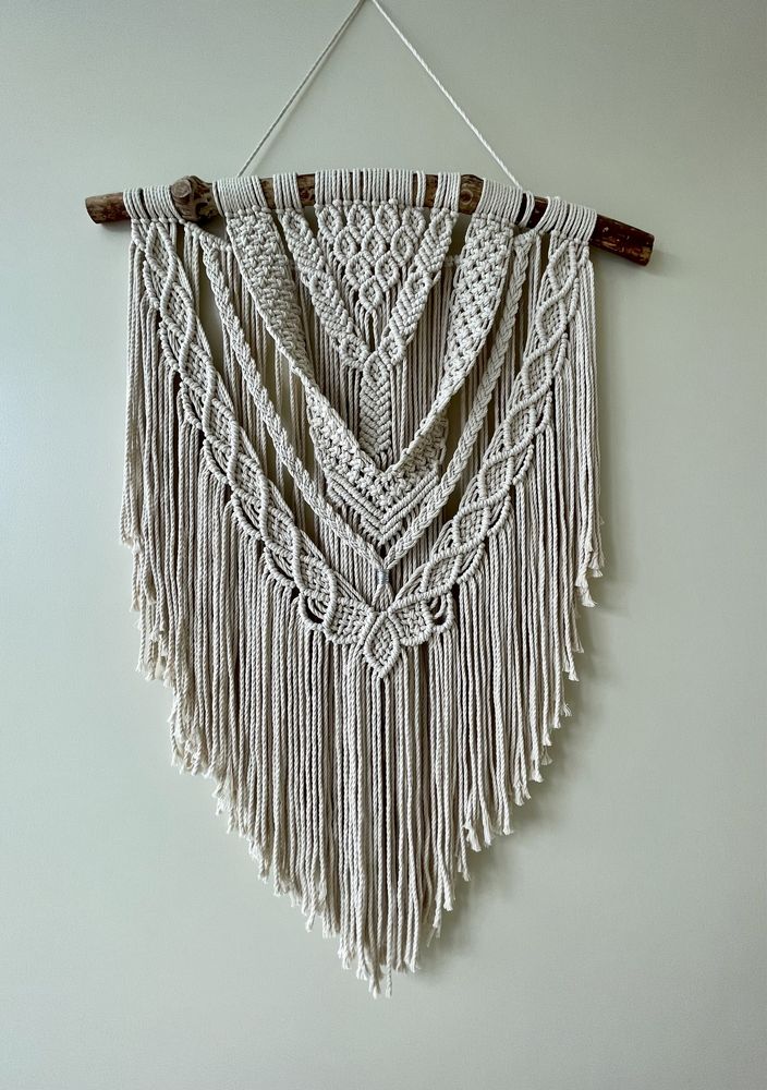 Painel em macrame