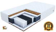 Materac Kieszeniowy sprężynowy 140x200 Kokos PREMIUM 24cm Pocket H3/H4