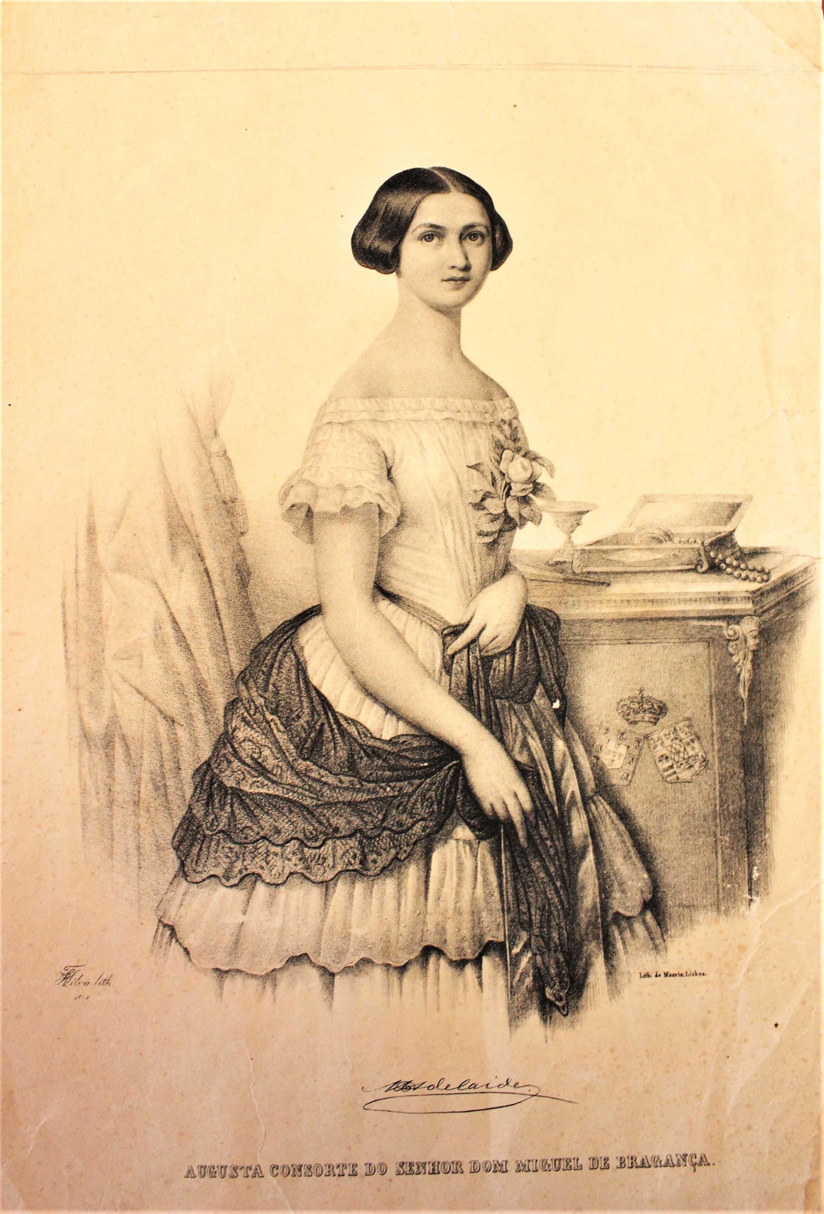 D Adelaide de Löwenstein-Wertheim-Rosenberg mulher D Miguel I