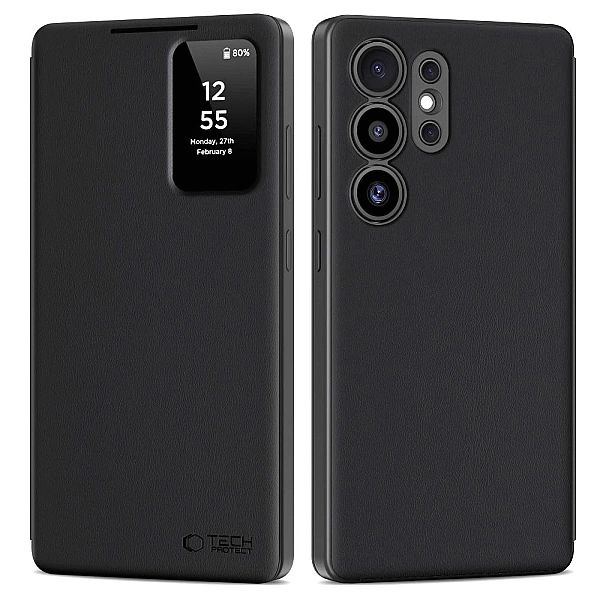 Tech-Protect Smart Wallet Galaxy S25 Ultra Matte Black
