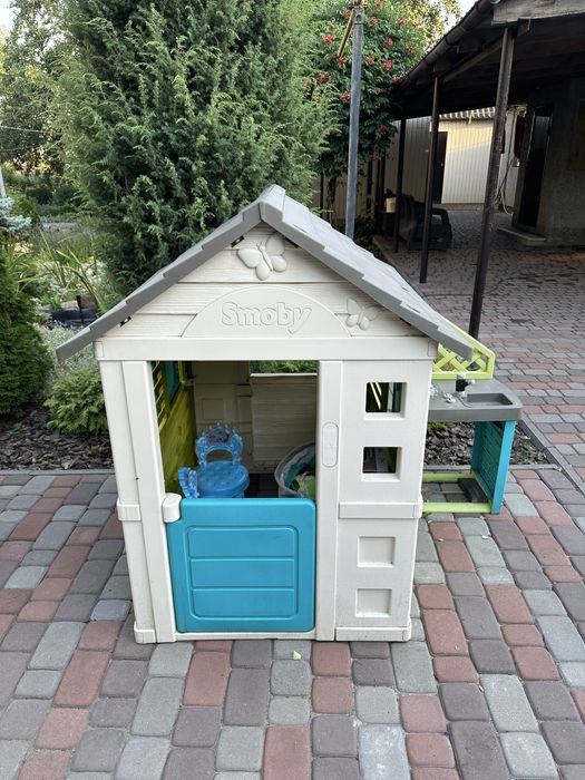 Ігровий будинок з літньою кухнею Pretty Playhouse and Kitchen Smoby