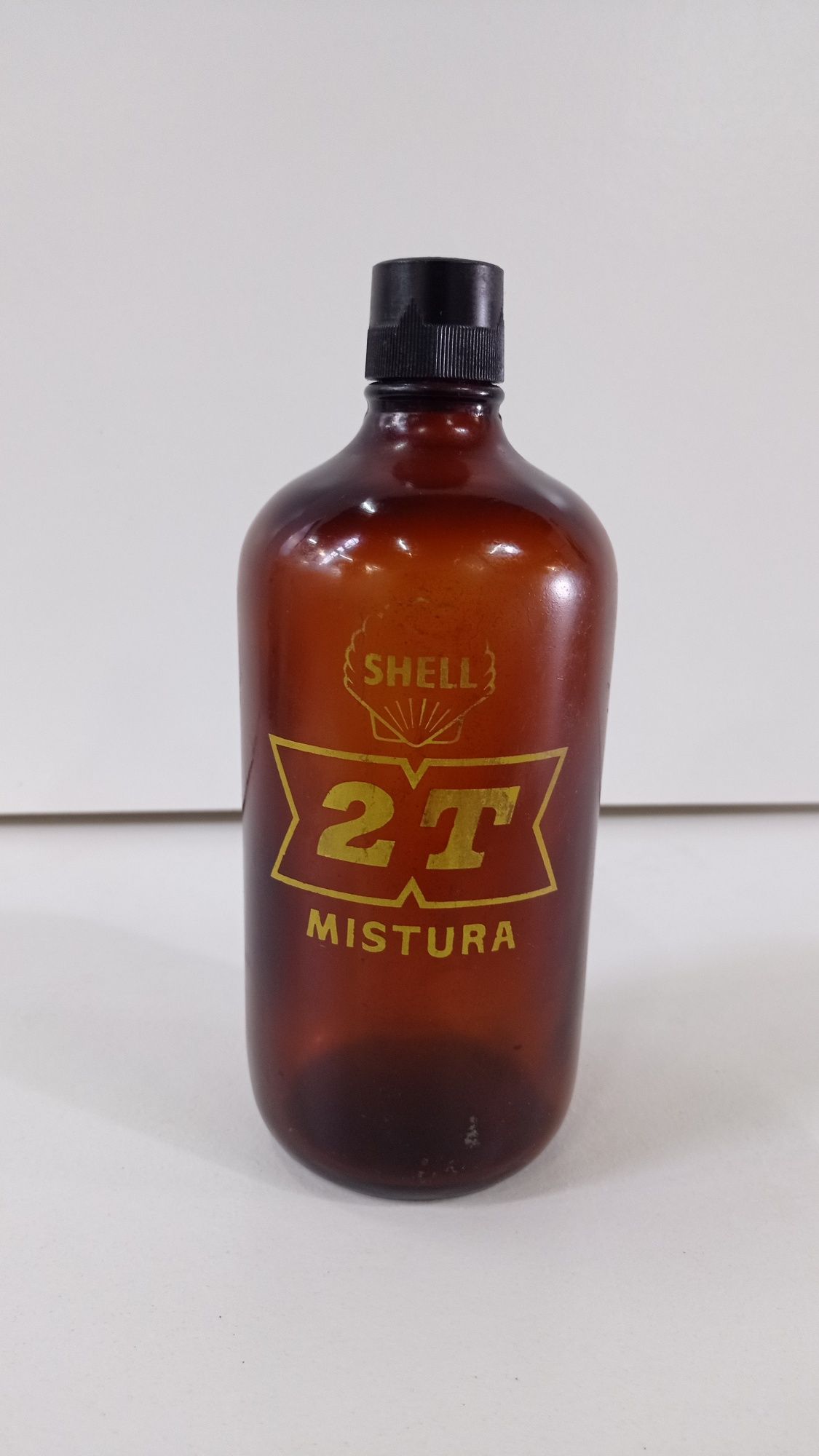 Garrafa de vidro antiga