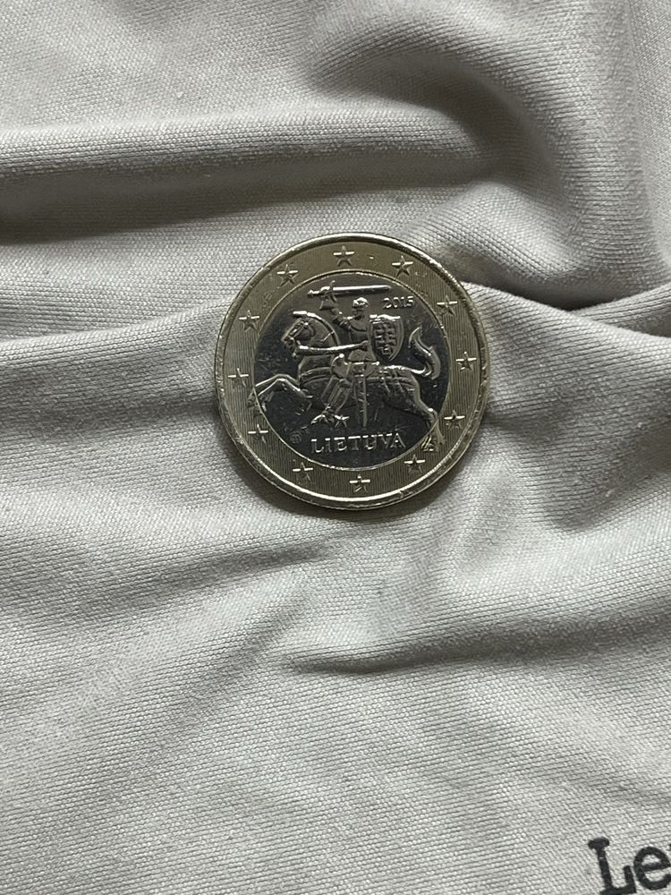 Moeda 1 euro lituânia