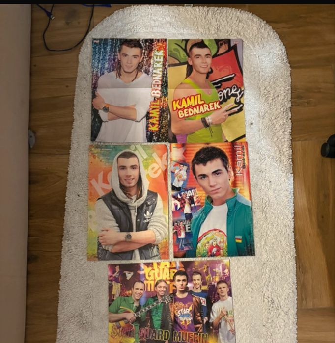 Zestaw plakat plakaty na ścianę a3 kamil bednarek bravo lata 90 y2k