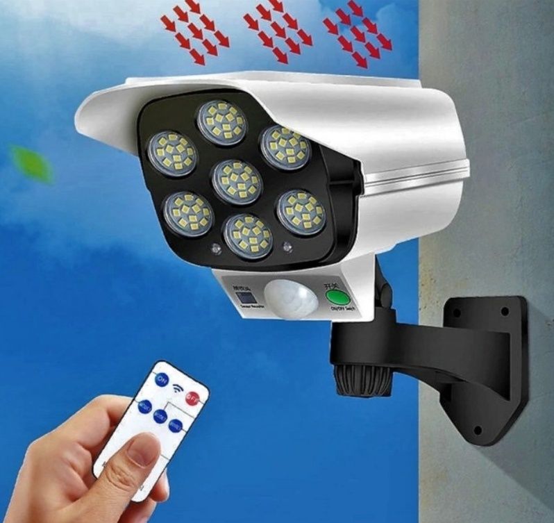 Вуличний Led ліхтар фонарь прожектор на сонячній батареї