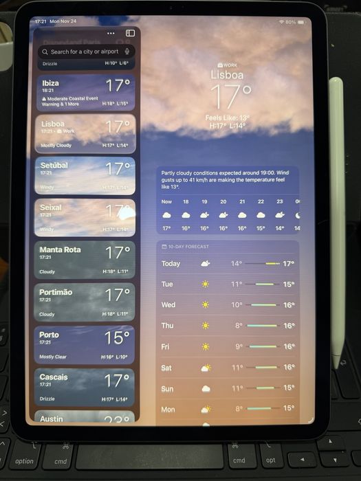 iPad Pro 11’ (2018) - Como Novo! Inclui Pencil e Keyboard