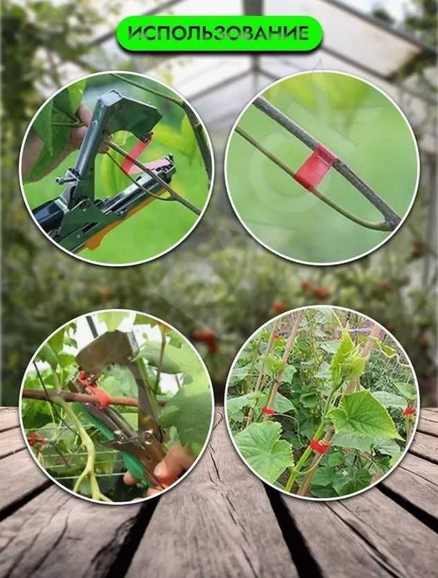 Садовый степлер для подвязки винограда и растений Тапенер