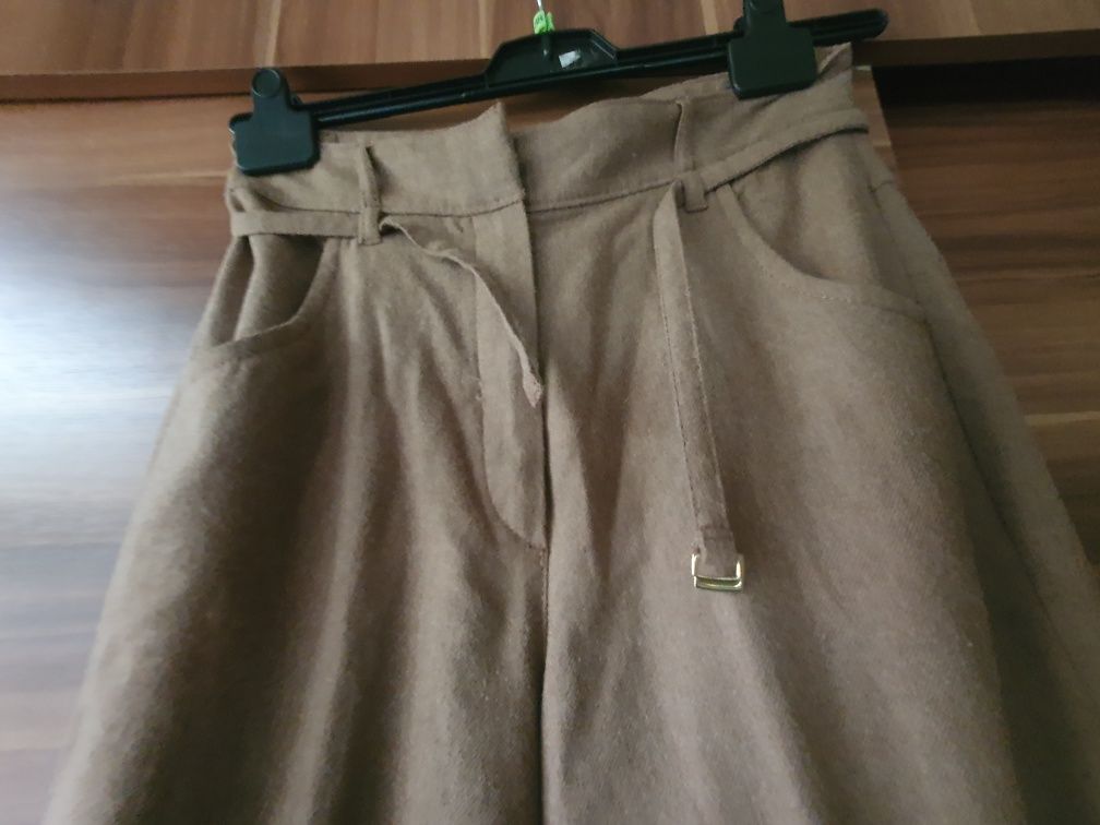 Massimo Dutti spodnie z wełną 38