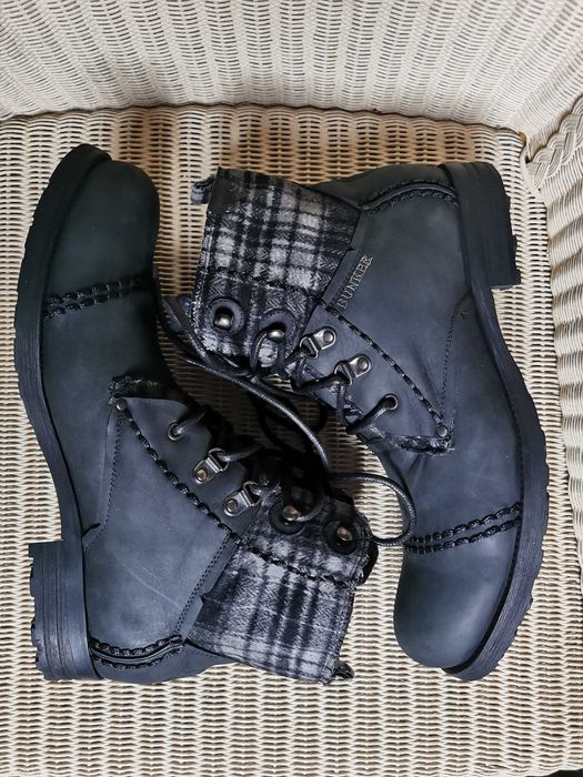 Trapery BUNKER Rozm.45 Skóra Naturalna Wkładka 29,5cm JAK NOWE