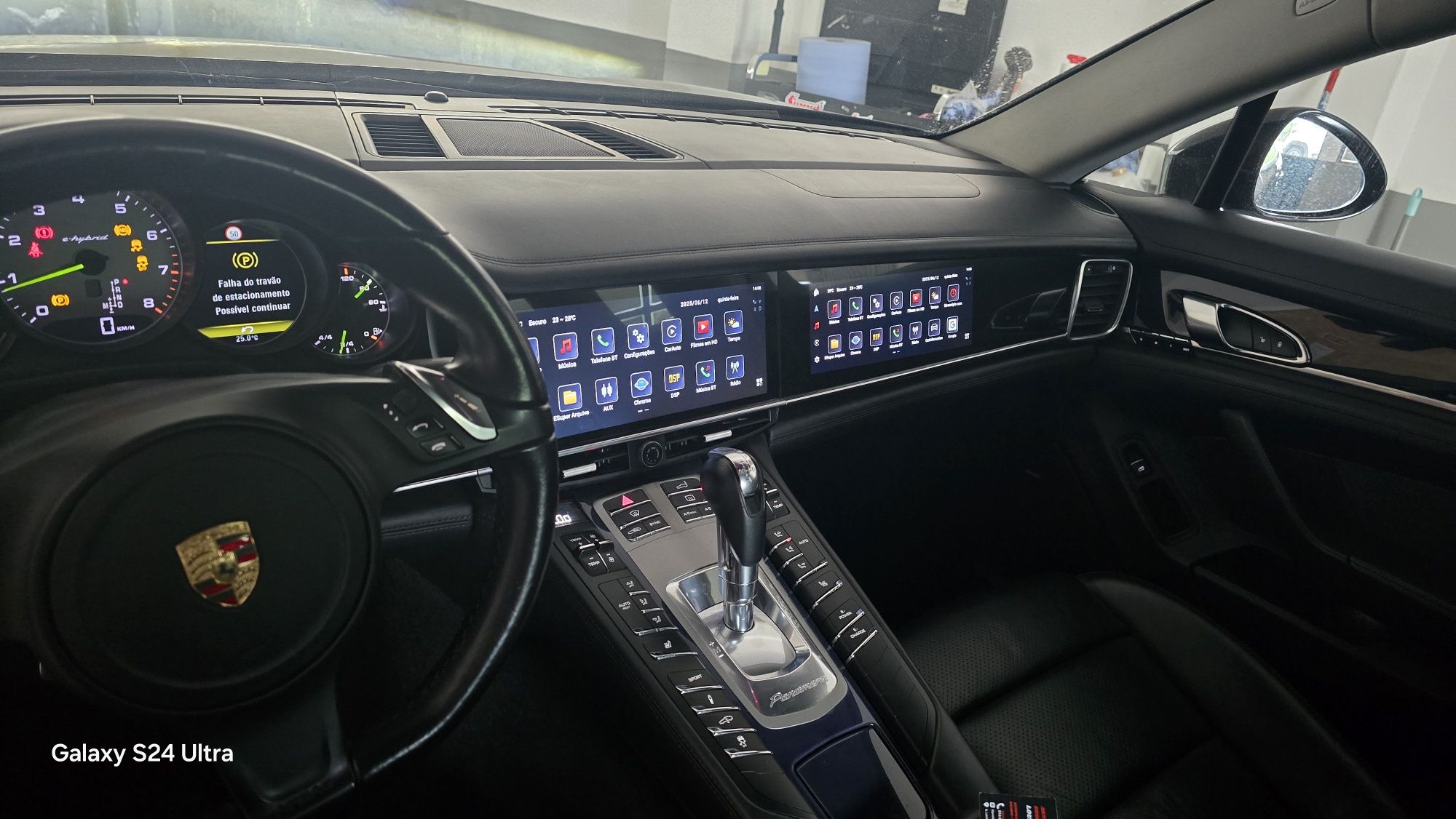 Rádio Porsche Panamera 10-16 Android 13 Duplo ecrã (Novo)