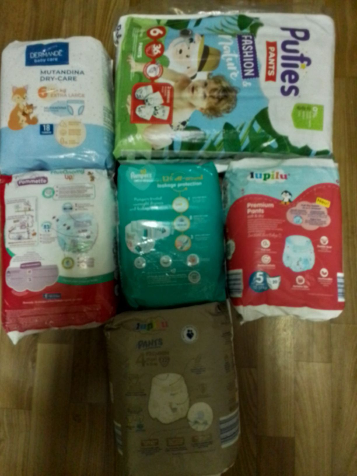 Подгузники pampers 6, Трусики размер 6, lupilu 5,