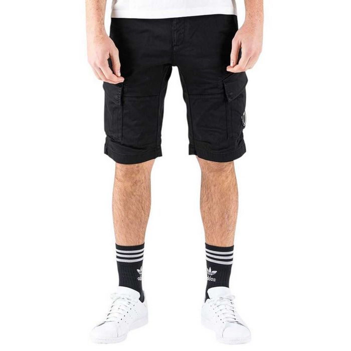 Шорти C.P. Company Stretch Sateen Cargo Shorts Black