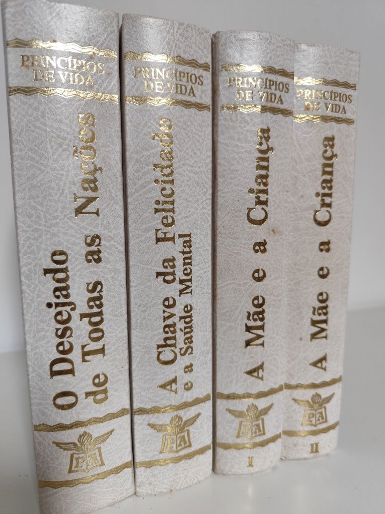Coleção de 4 livros princípios de vida