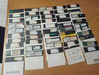 50 dyskietek Atari commodore