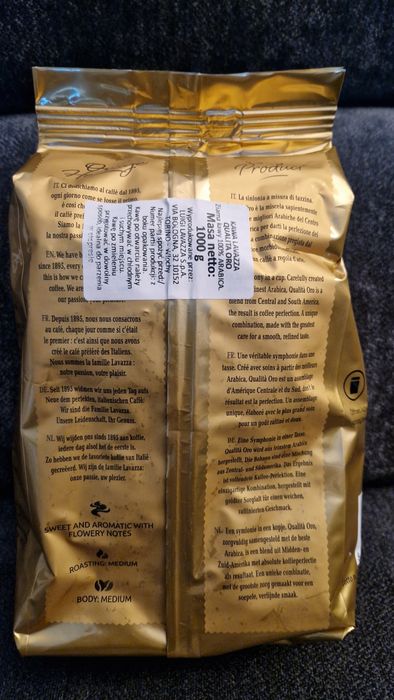 Kawa ziarnista Lavazza Oro 1 kg