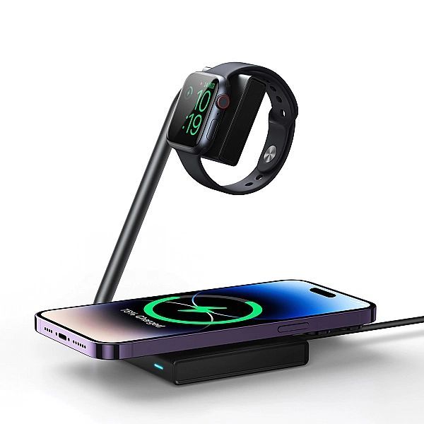 Ładowarka indukcyjna 2w1 Joyroom Jr-wqn05/15w MagSafe / Qi składana -