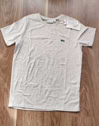 T-shirt Lacoste rozmiar M beżowy
