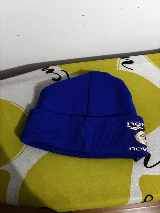 Gorro azul Nervous New York vintage 1993