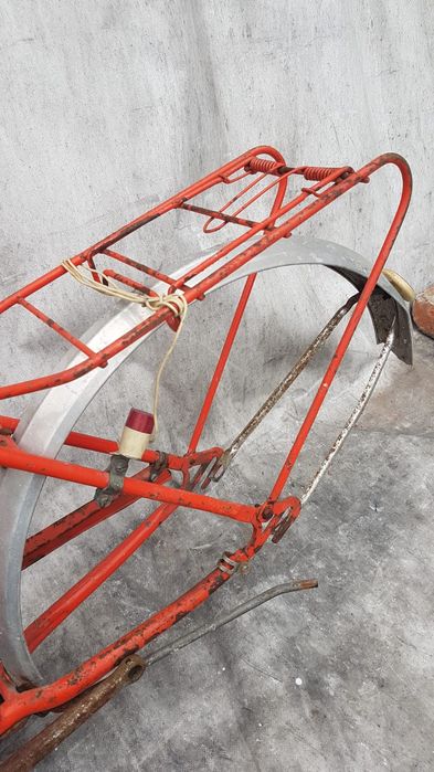 Rower czajka prl części oryginalny czerwony