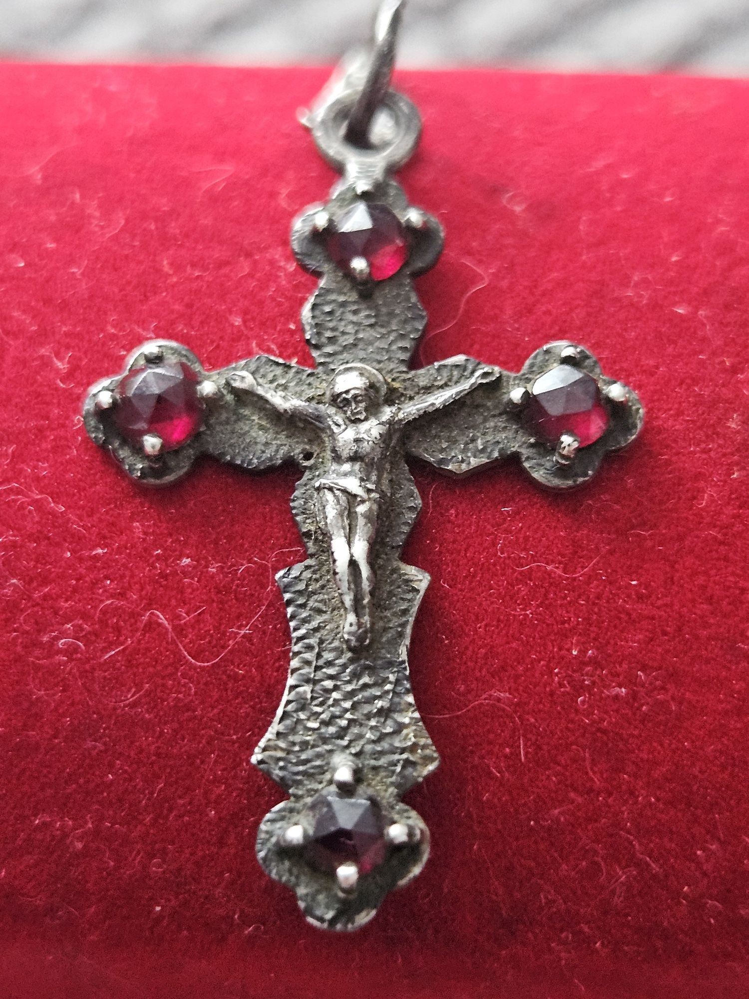 Крестик серебро 875 проба.