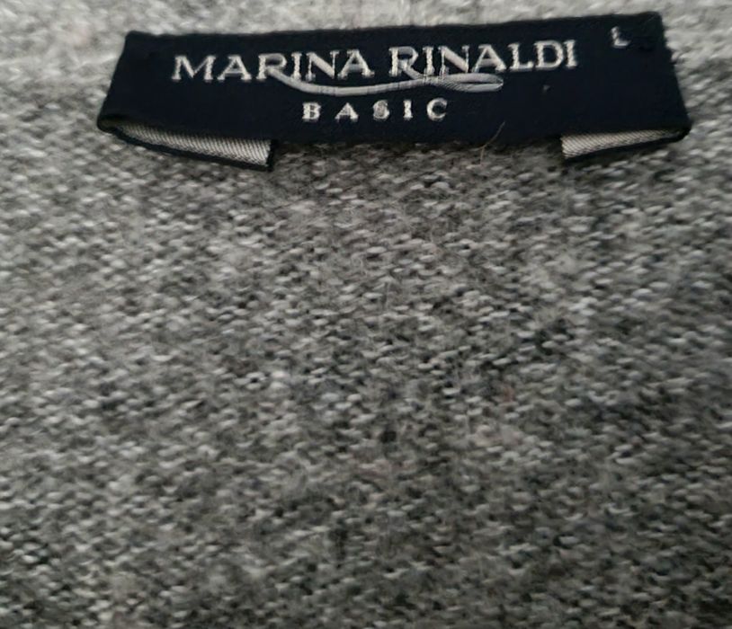 Marina Rinaldi sweter/kardigan z wełną