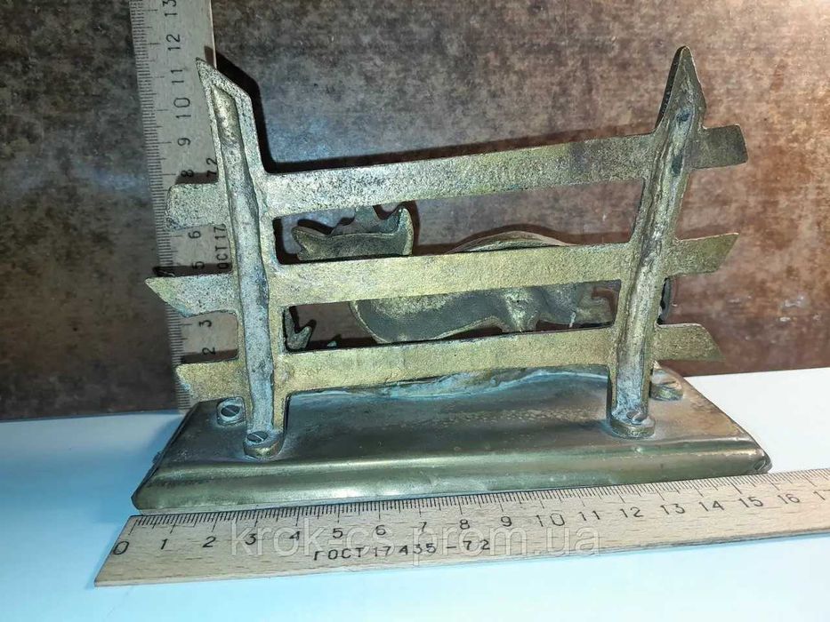 Бронзовая салфетница из Англии эксклюзив коллекция подарок статуэтка