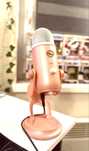 Мікрофон Blue Yeti USB | Студійна якість | Rose Gold