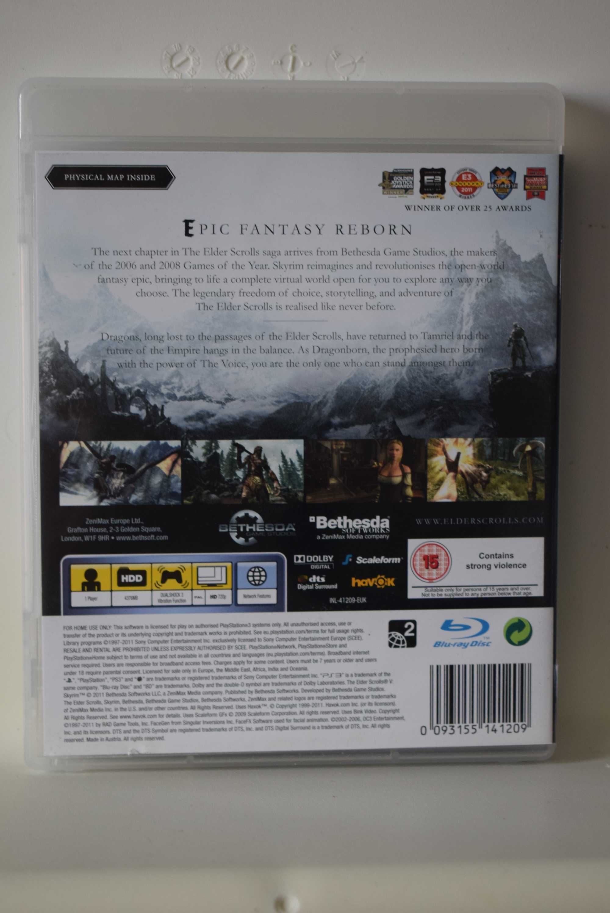 The Edler Scrolls V Skyrim  PS3