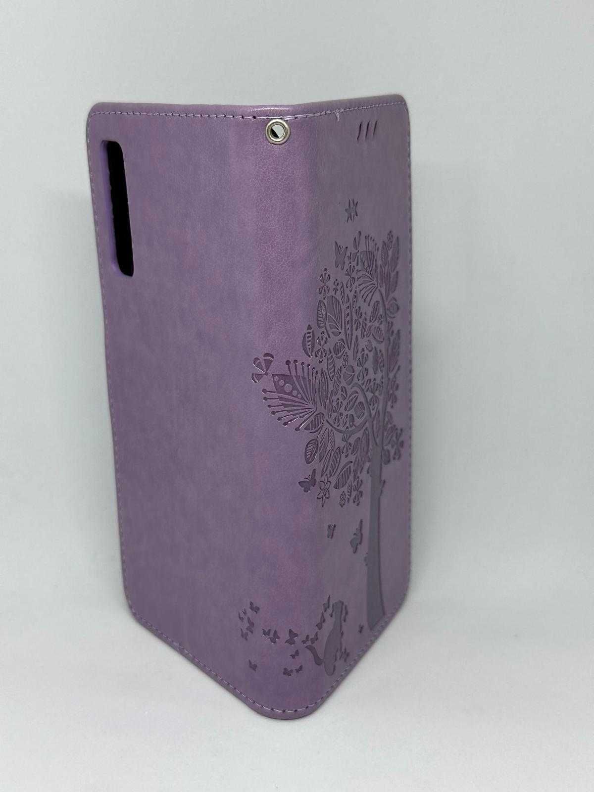Samsung A750/A72018 Zamykane Etui Case Obudowa Fioletowa kod 1154