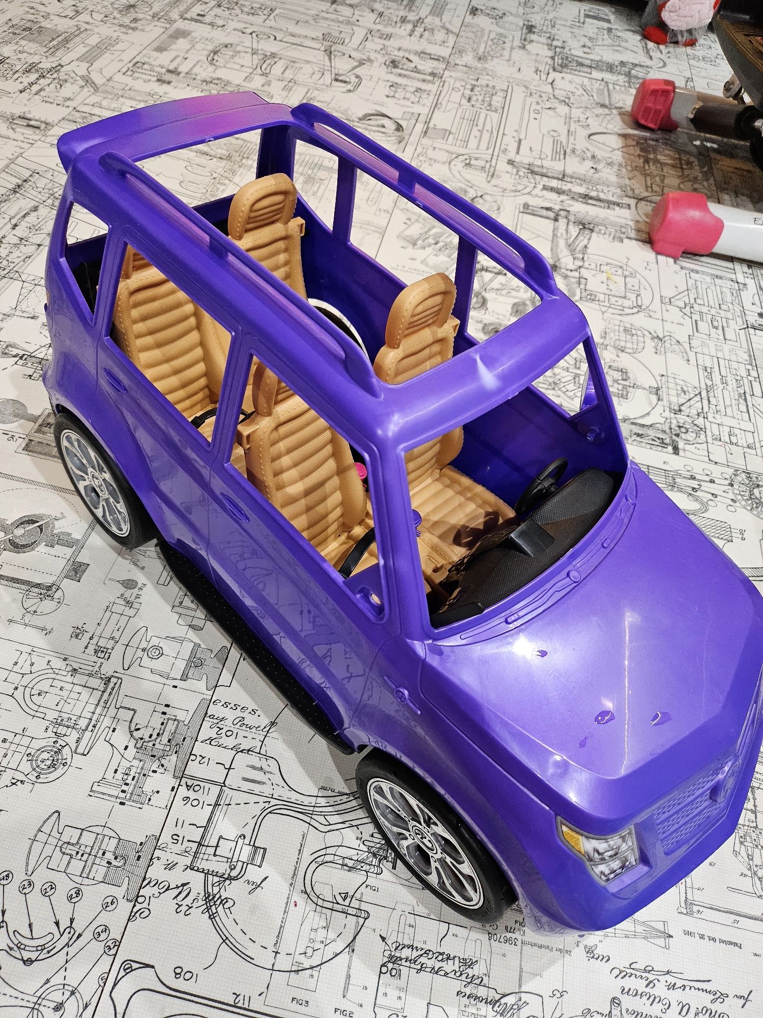 Jeep Barbie auto, samochód Mattel Ken