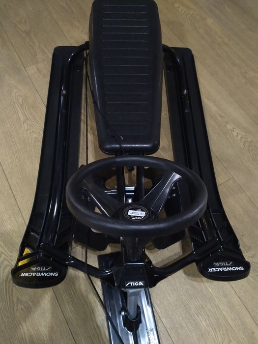 Nartosanki STIGA SnowRacer hamulcem i linka Made in Sweden