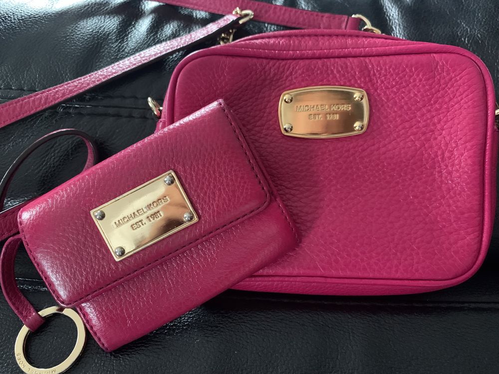 Torebka Michael Kors mk fuksja ck small etui do ręki