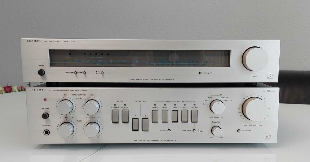Усилитель Luxman L-116A + Тюнер Luxman T111