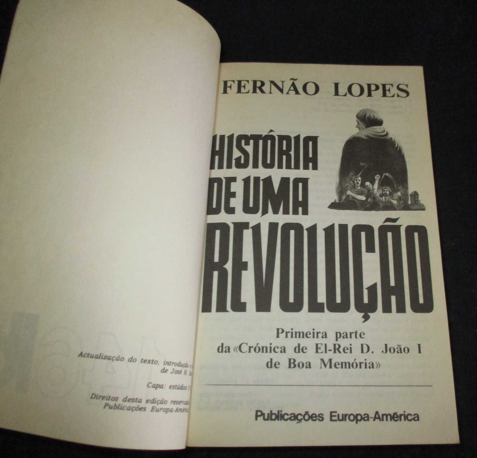 Livro História de uma Revolução Fernão Lopes