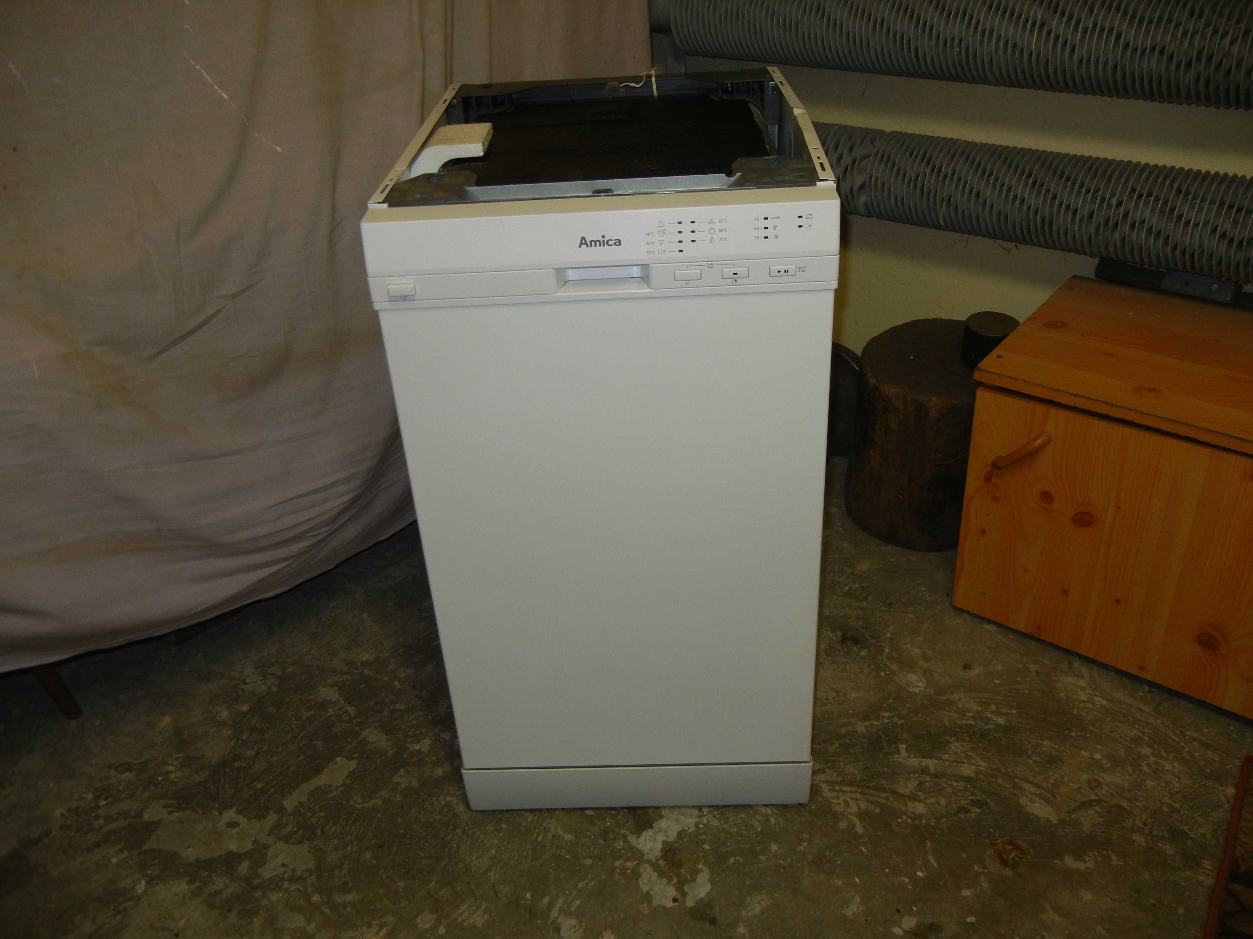 zmywarka Amica 45cm zabudowa pod blat/wolnostojąca,czysta,bardzo ładna