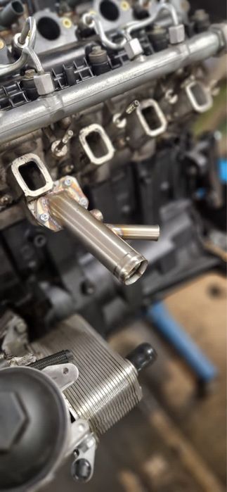 Króciec wody głowicy czujnik temperatury m57 swap adapter y61