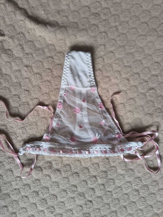 Stringi damskie, przezroczyste S-L