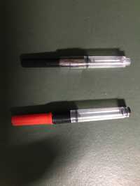 Cartuchos recarregáveis para canetas de tinta permanente
