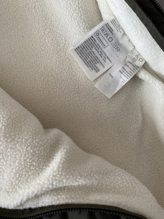 Теплий конверт H&M 62-68 2-6 міс хакі зелений 2 шт для близнюків/двійн