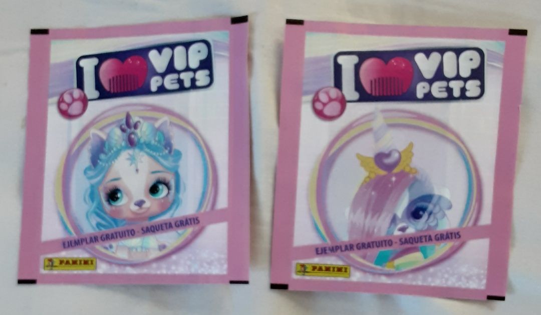 I love VIP pets - 2 sequelas de cromos Panini