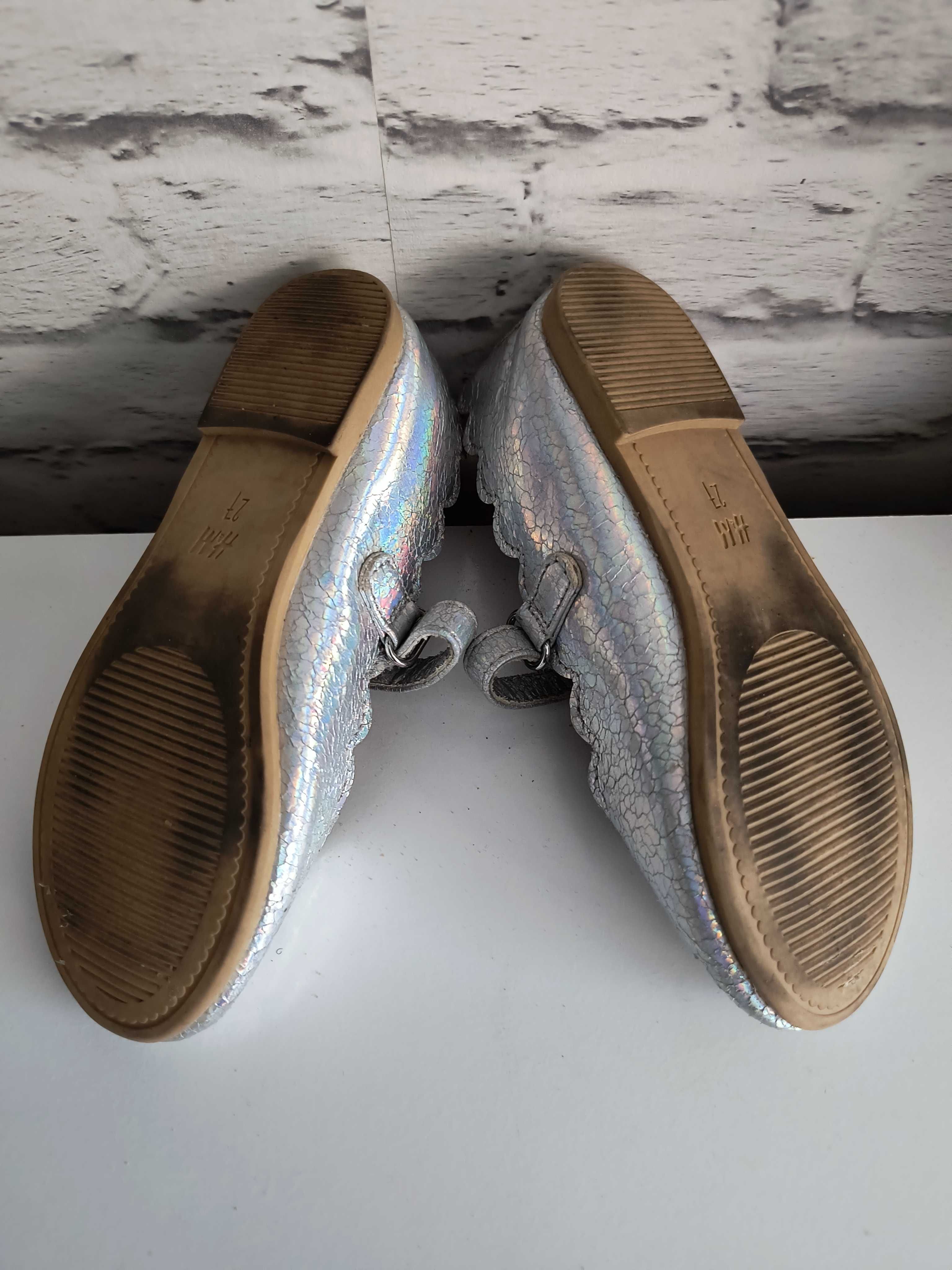 Eleganckie buty, baleriny dla dziewczynki Elsa firmy H&M rozm. 27