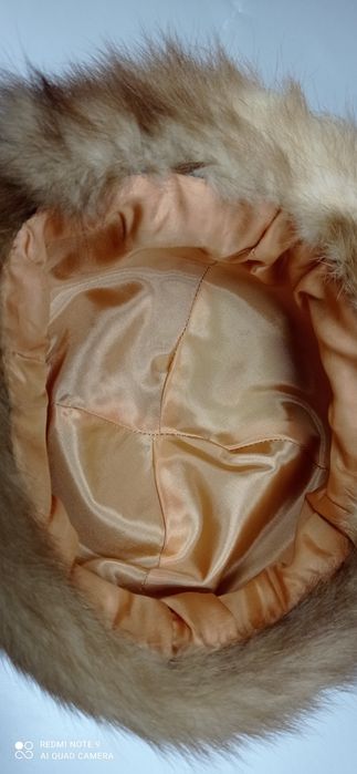 Czapka damska futro lis