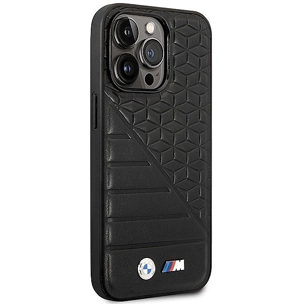 Etui BMW Bi Pattern na iPhone 14 Pro 6,1" - czarne