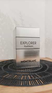 Woda perfumowana perfum montblanc explorer platninum 60 ml srebrna